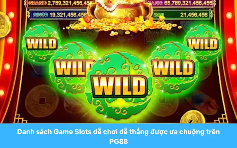 Top game slots dễ chơi dễ thắng được yêu thích nhất trên PG88 krd